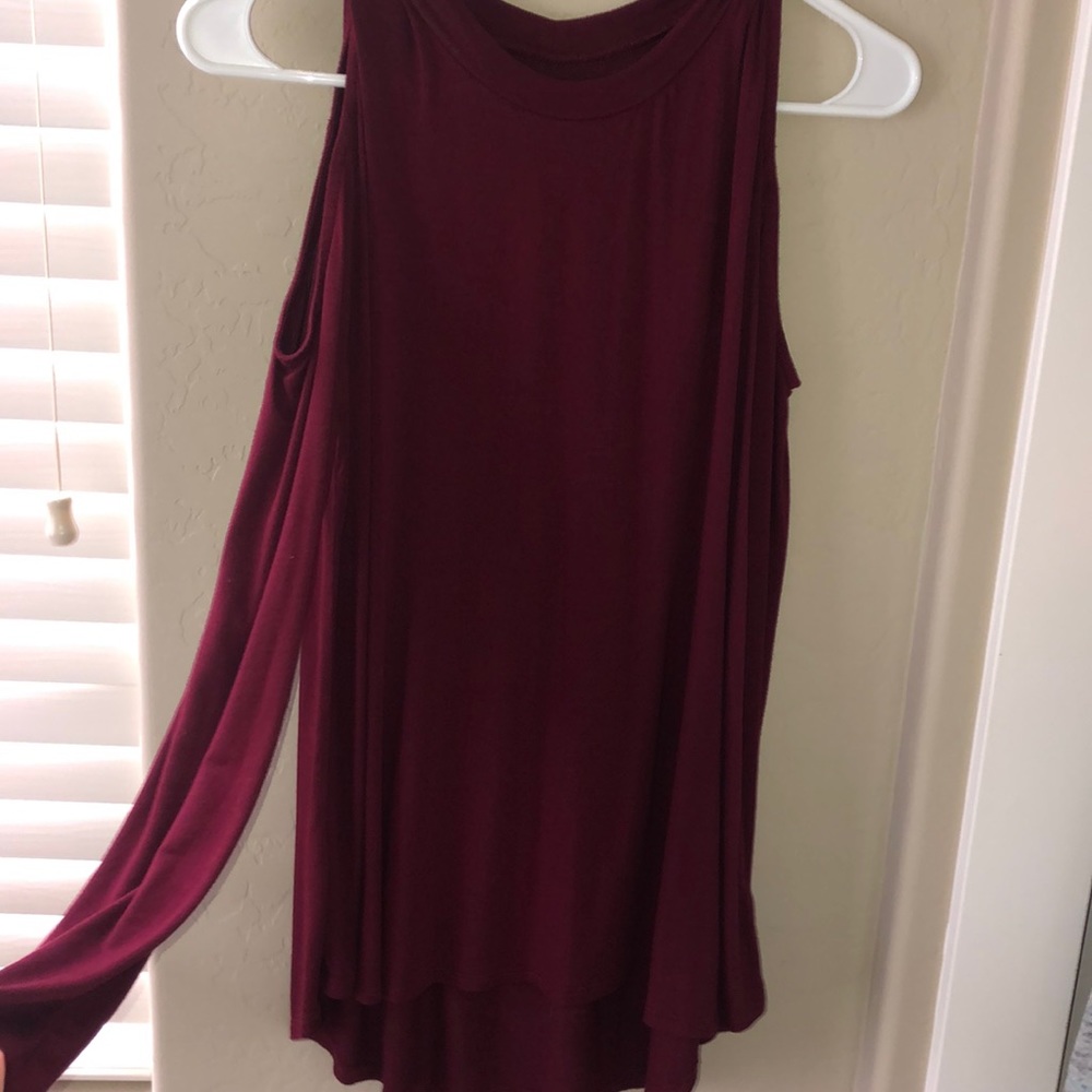 cold shoulder shirt